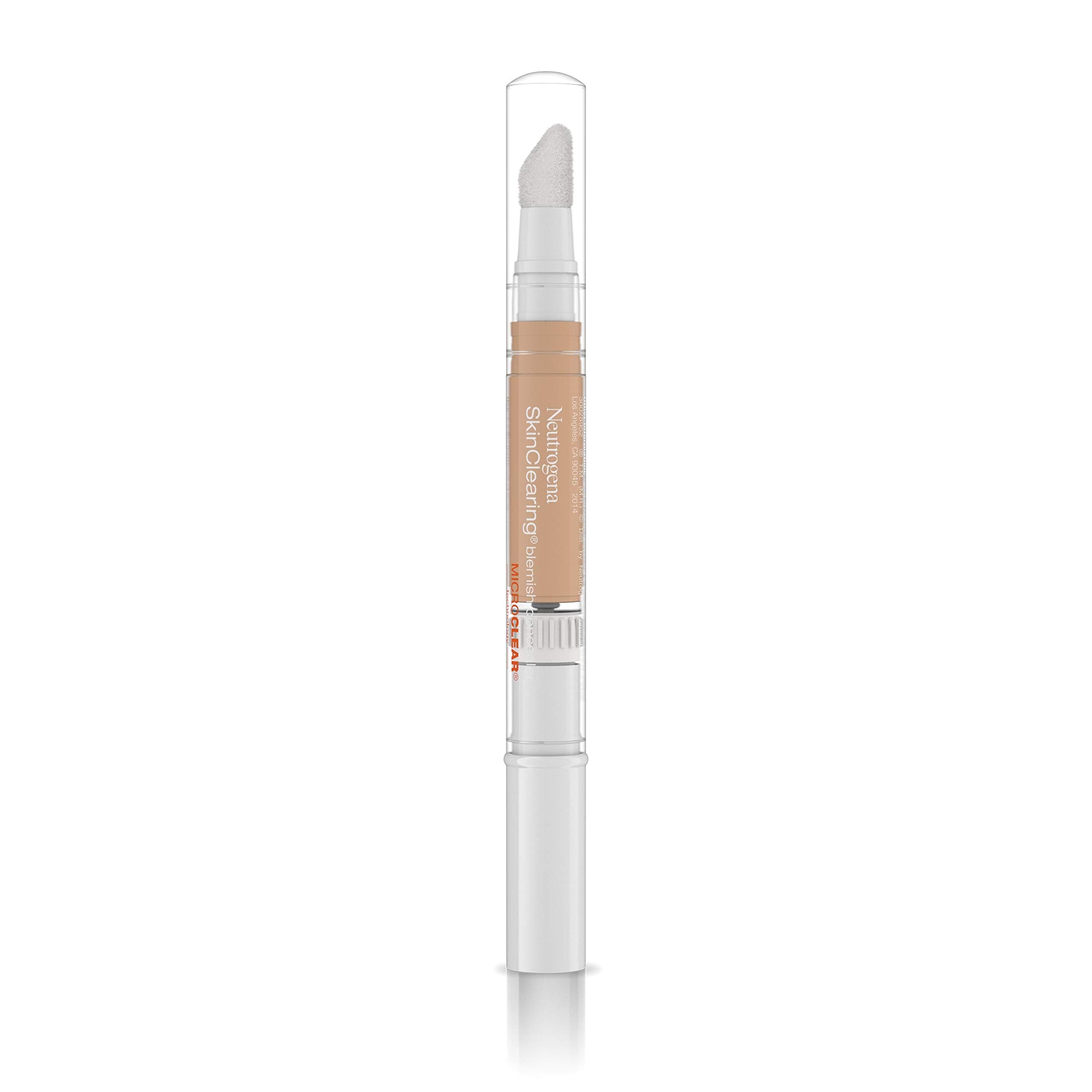 Neutrogena SkinClearing Blemish Concealer Face Makeup with Salicylic Acid Acne Medicine, Non-Comedogenic and Oil-Free Concealer Helps Cover, Treat & Prevent Breakouts, Buff 09,.05 oz