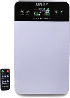 B1 Air Purifier with True HEPA H13 Filtration| Best for Homes & Offices| Area Upto 500 sq ft | Removes 99.97% pollutants by 4 Stage Filtration| Remote control provided for convenience