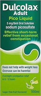 Dulcolax Adult Pico Liquid - Constipation Relief Laxative 5mg/5ml Sodium Picosulfate Liquid Oral Solution - 100ml