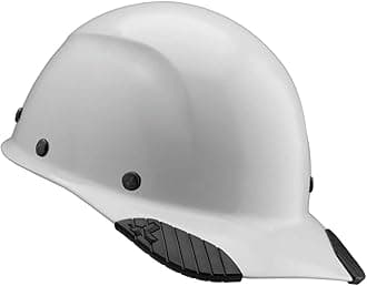 LIFT Safety DAX Cap Style Safety Hard Hat, New & Improved 6 Pt. Adjustable Ratchet Suspension, Personal Protective Equipment/PPE for Construction, Home Improvement, DIY Projects (White) (HDFC-17WG)