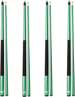 GSE Games & Sports Expert 58" 2-Piece Fiberglass Graphite Composite Billiard Pool Cue Stick (Multiple Colors Available, Weight 18oz, 19oz, 20oz, 21oz)