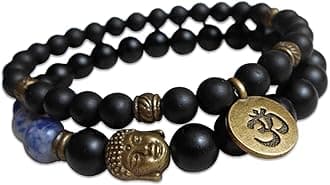 Young & ForeverGift Mens Fashion Best Friend Accessories Friendship Gifts Crystal Beads Jewellery Hand bracelet for Men women girls couple boys Birthday Gift