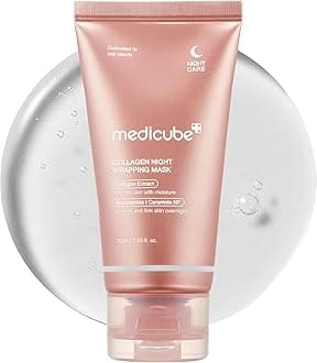 Medicube Collagen Night Wrapping Cream | Overnight Sleeping Mask to protect skin elasticity with Collagen | Skin elasticity visible improved | Korean skincare 2.53 fl.oz (75ml)