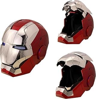 MK 5 Electronic Helmet: Voice & Remote Controlled Open/Close Toy, Perfect S𝐮perhe𝐫𝐨 Mask&Movie Prop for Kids and Adult - for Halloween&Birthdayand&Christmas