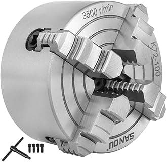 Mophorn 4 Inch 100 mm Lathe Chuck Independent Reversible Jaw for Lathe Machine 4 Jaw Lathe Chuck