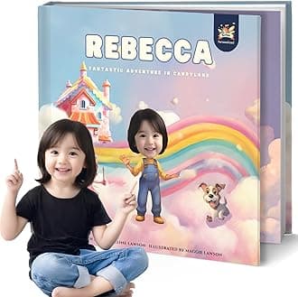 Personalized Children Story Book - Fantastic Candyland - Customized Name & Photo - Baby Gifts - Kids Engaging Adventure - Elfink (Soft Cover)