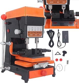 Key Cutting Machine,Vertical Copy Machine(5 Duplicating Types), Professional Copy Duplicator Key Cutting Machine,Easy to Operate