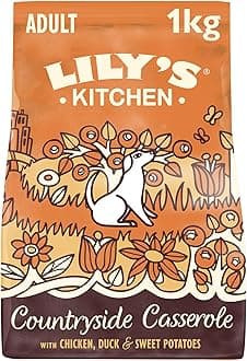 Lily's Kitchen Natural Adult Dry Dog Food Chicken & Duck Grain-Free Recipe 4 x 1kg
